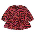Younger Girls Purple & Black Labirinto Dress, 2, hi-res