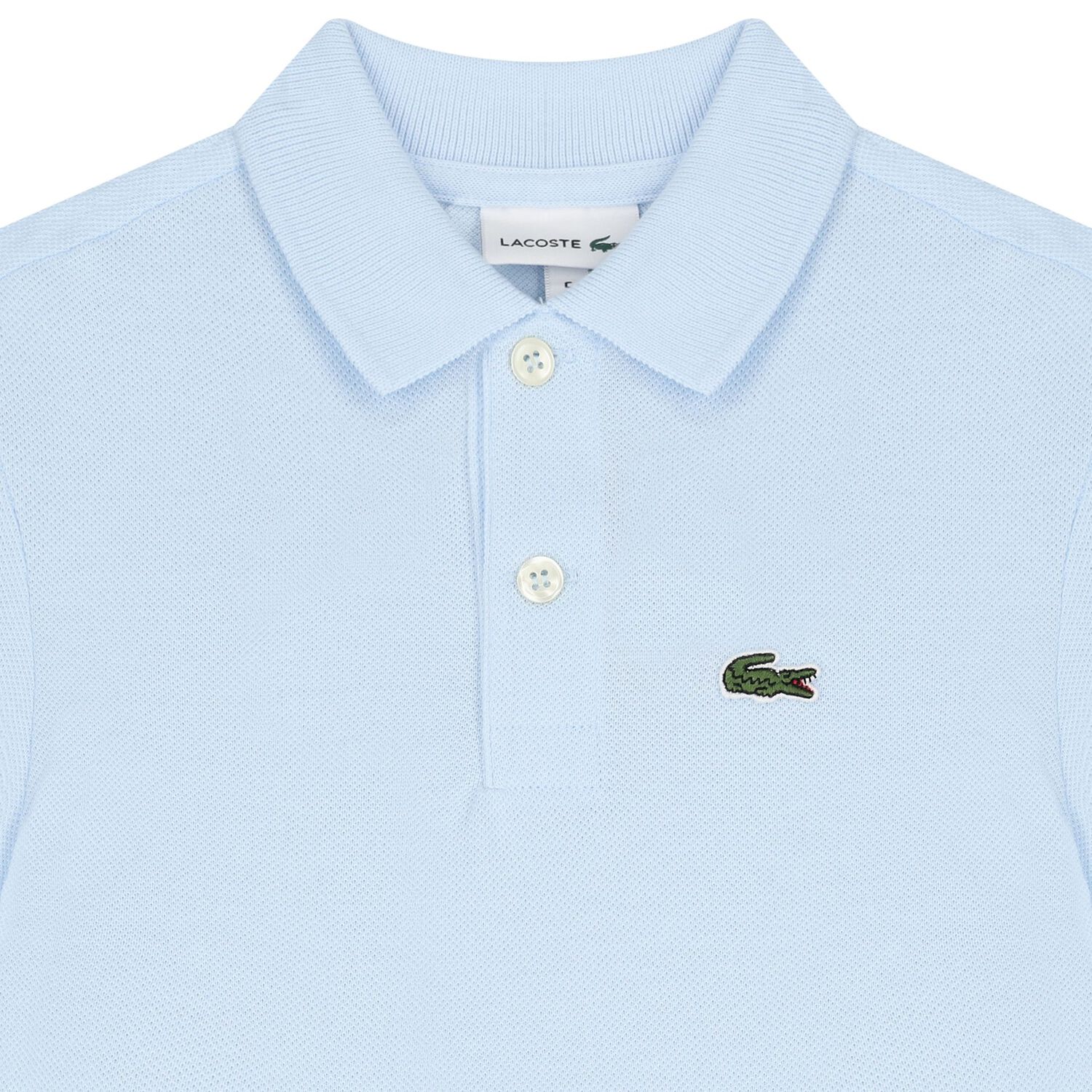 Boys Blue Logo Polo Shirt, 6, hi-res