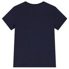Navy Blue Teddy Bear Logo T-Shirt, 3, hi-res