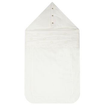 Baby Girls Ivory Logo Nest