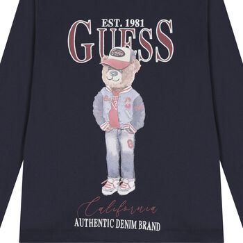Boys Navy Blue Logo T-Shirt