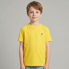 Boys Yellow Logo T-Shirt, 1, hi-res