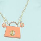 Younger Girls Aqua Logo Bag Dress, 2, hi-res