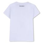 Girls Mini Me White Ikonik T-Shirt, 2, hi-res