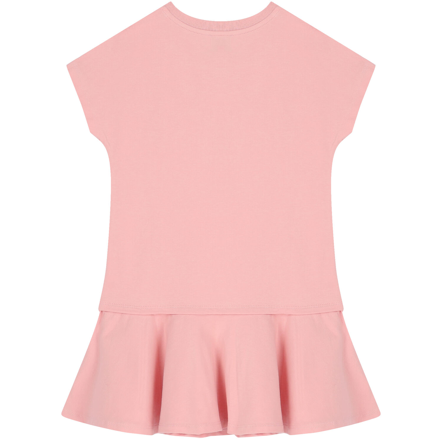 Girls Pink Logo Dress, 1, hi-res
