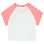 Girls White & Pink Logo Leggings Set, 1, hi-res