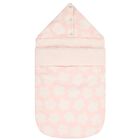 Baby Girls Pink Boke Flower Reversible Nest, 1, hi-res