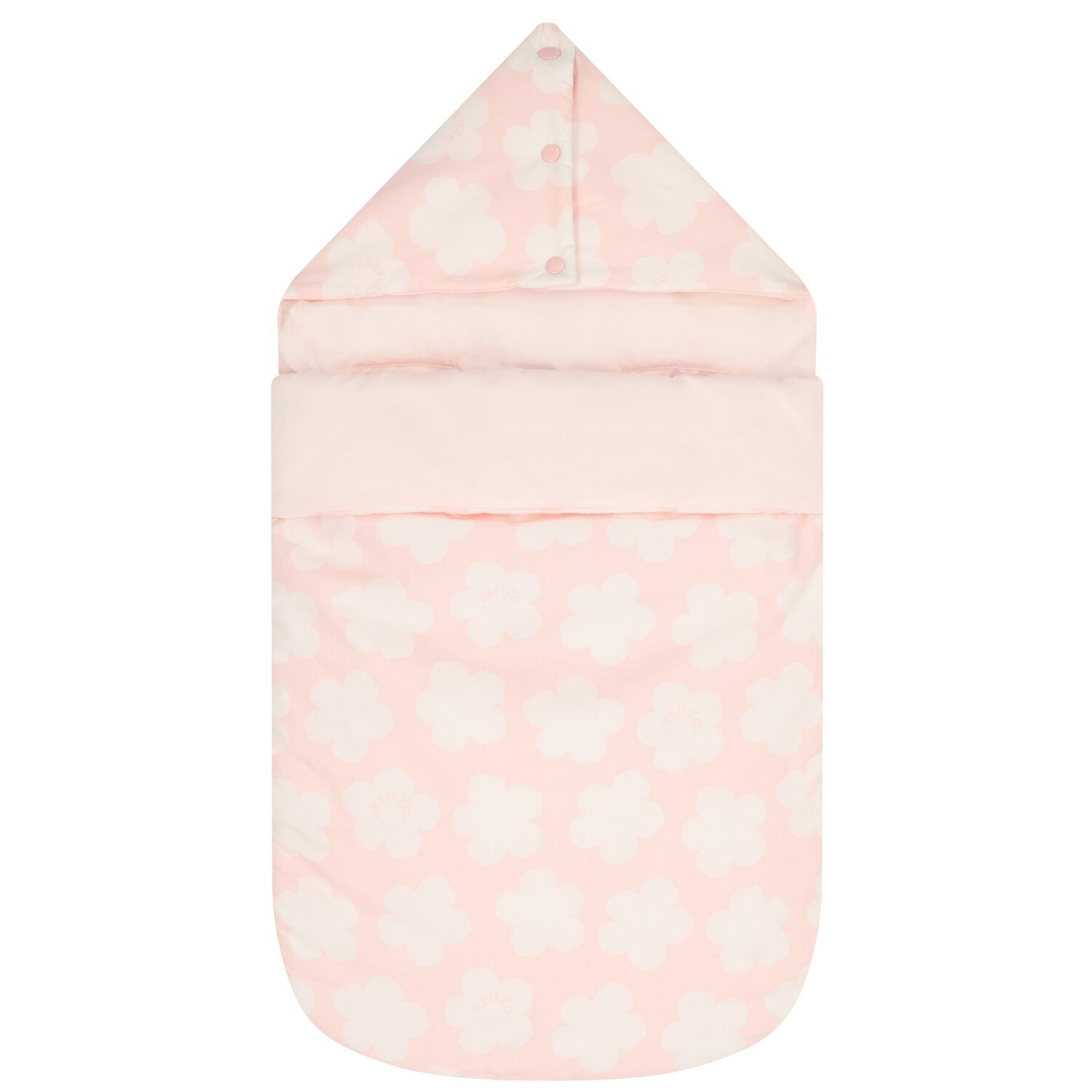 Baby Girls Pink Boke Flower Reversible Nest, 1, hi-res