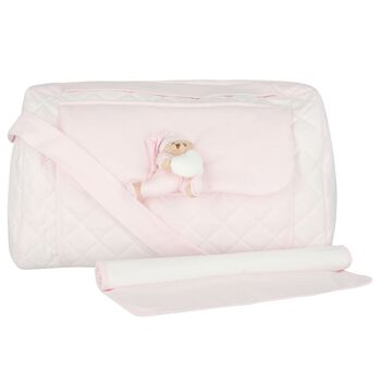Pink Teddy Bear Baby Changing Bag