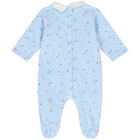 Baby Boys Blue Babygrows ( 2-Pack ), 1, hi-res