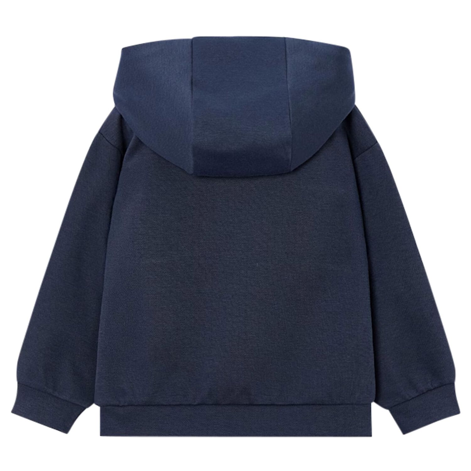 Boys Navy Blue Hooded Top, 1, hi-res