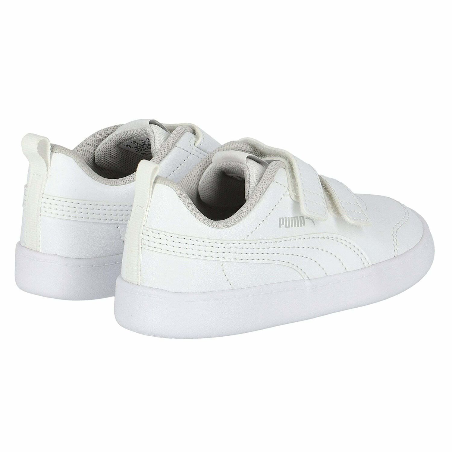 White Logo Trainers, 1, hi-res