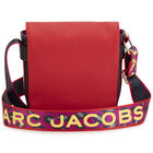 Girls Pink & Red Logo Shoulder Bag, 1, hi-res