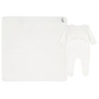 Baby Girls White Broderie Anglaise Babygrow Gift Set, 1, hi-res
