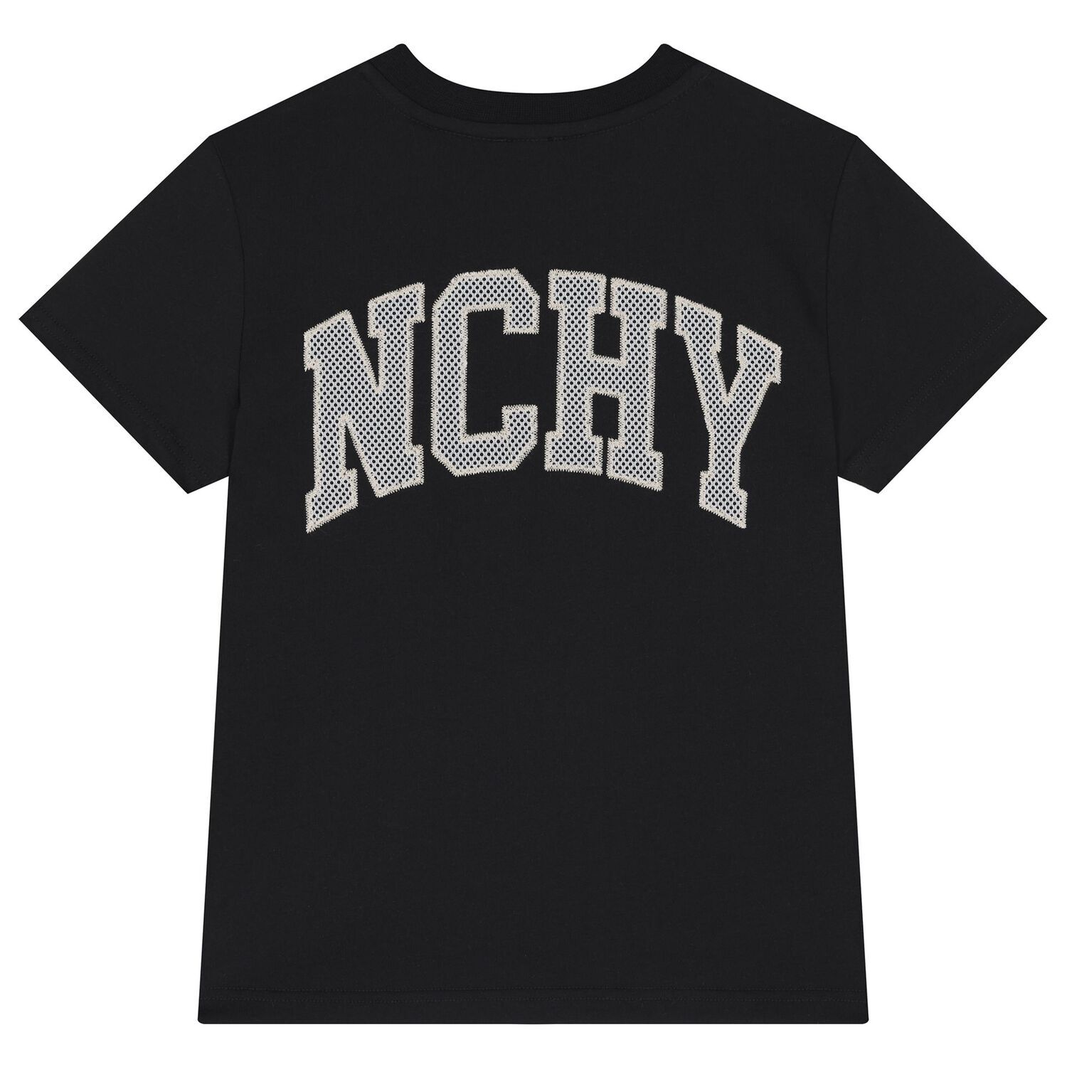 Boys Black Logo T-Shirt, 1, hi-res