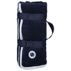 Baby Boys Navy Blue Logo Blanket, 1, hi-res