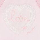 Younger Girls Pink Tulle Heart Dress, 1, hi-res