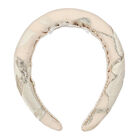 Girls Gold Jacquard Headband, 1, hi-res