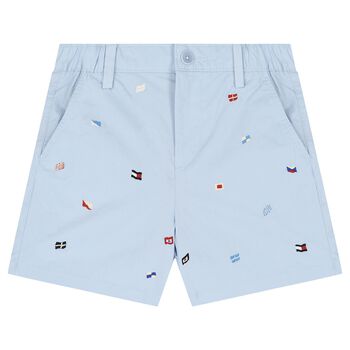 Boys Blue Flags Shorts