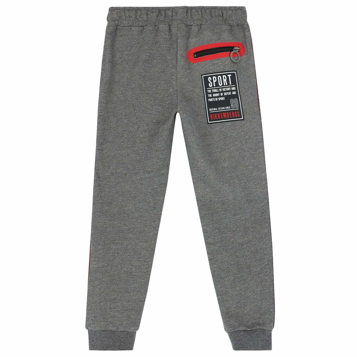 Boys Grey Logo Joggers, 1, hi-res image number null