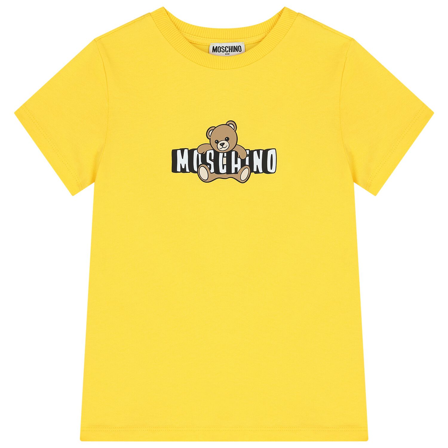 Yellow Teddy Bear Logo T-Shirt, 6, hi-res