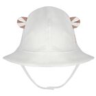 Baby Boys Ivory Bear Romper & Hat Set, 2, hi-res