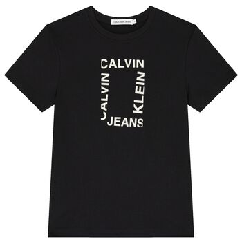 Boys Black Logo T-Shirt
