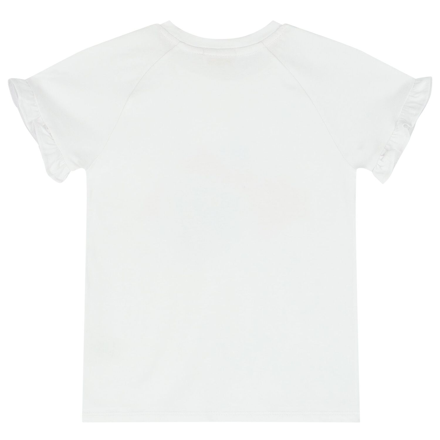 Girls White Logo T-Shirt, 1, hi-res image number null