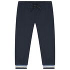 Younger Boys Ivory, Blue & Orange 3-Piece Tracksuit, 2, hi-res