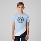 Boys Blue Logo T-Shirt, 2, hi-res
