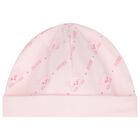 Baby Girls Pink Logo Romper Gift Set, 1, hi-res