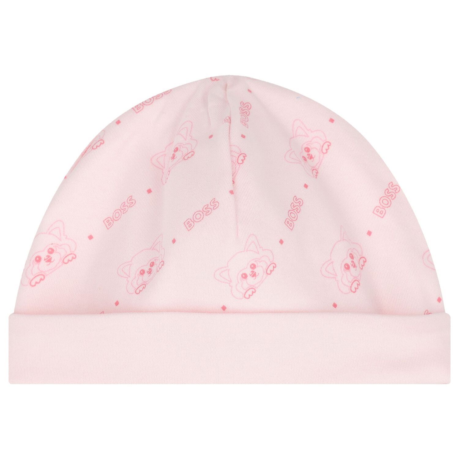 Baby Girls Pink Logo Romper Gift Set, 1, hi-res