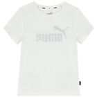 Girls White Logo T-Shirt, 1, hi-res