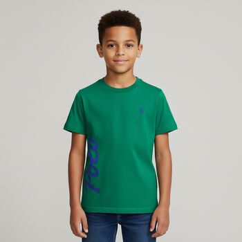 Boys Green Logo T-Shirt