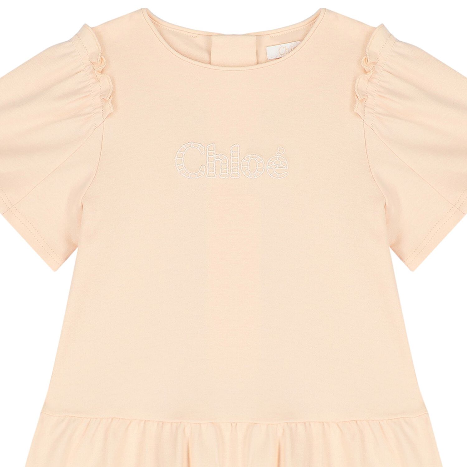 Younger Girls Pink Logo Dress, 1, hi-res image number null