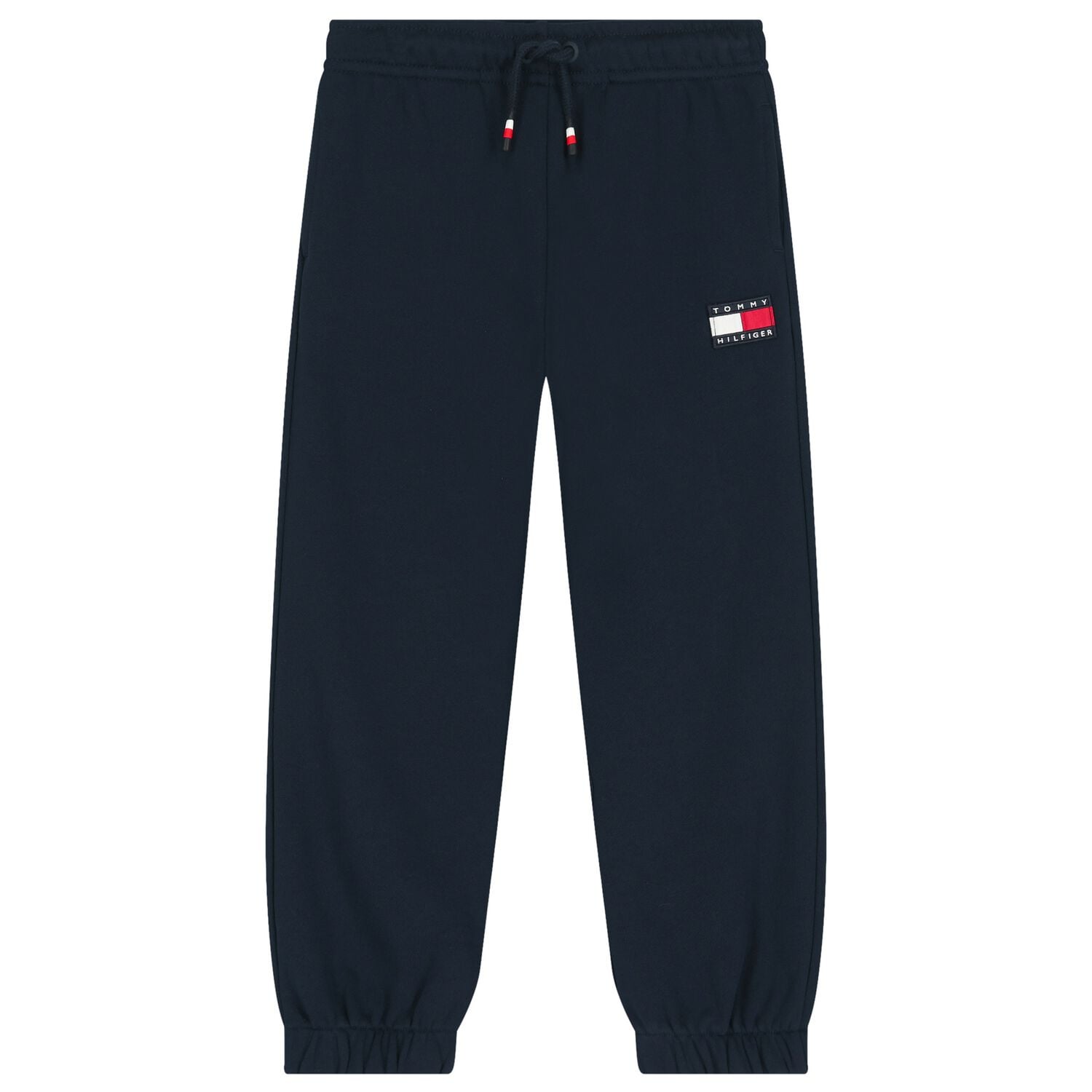Boys Navy Blue Logo Joggers, 1, hi-res