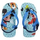 Younger Boys Blue Disney Logo Flip Flops, 5, hi-res