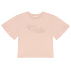 Girls Pink Logo T-Shirt, 1, hi-res