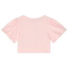 Girls Pink Embellished T-Shirt, 1, hi-res