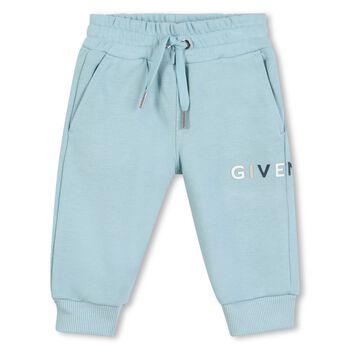 Givenchy Younger Boys Blue Logo Joggers, 1 Younger Boys Blue Logo Joggers