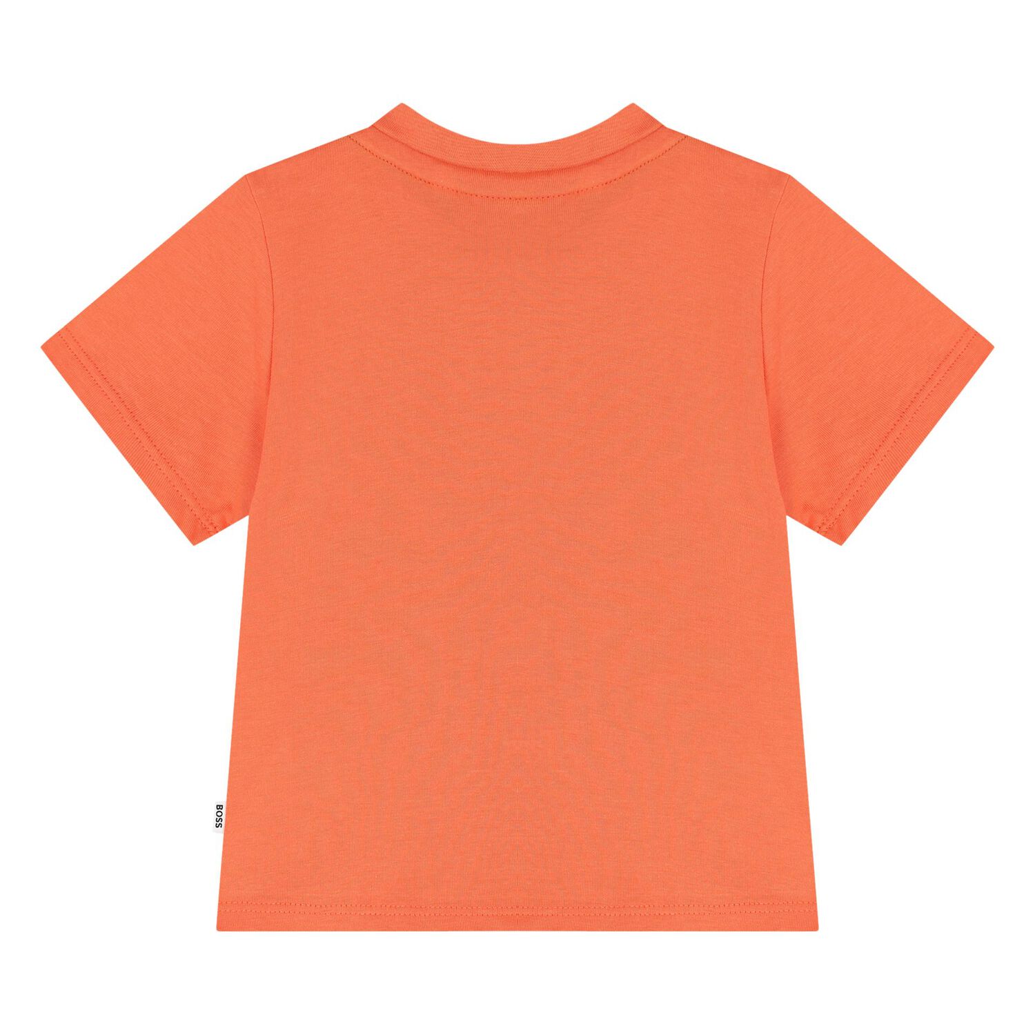 Younger Boys Orange Logo T-Shirt, 1, hi-res image number null