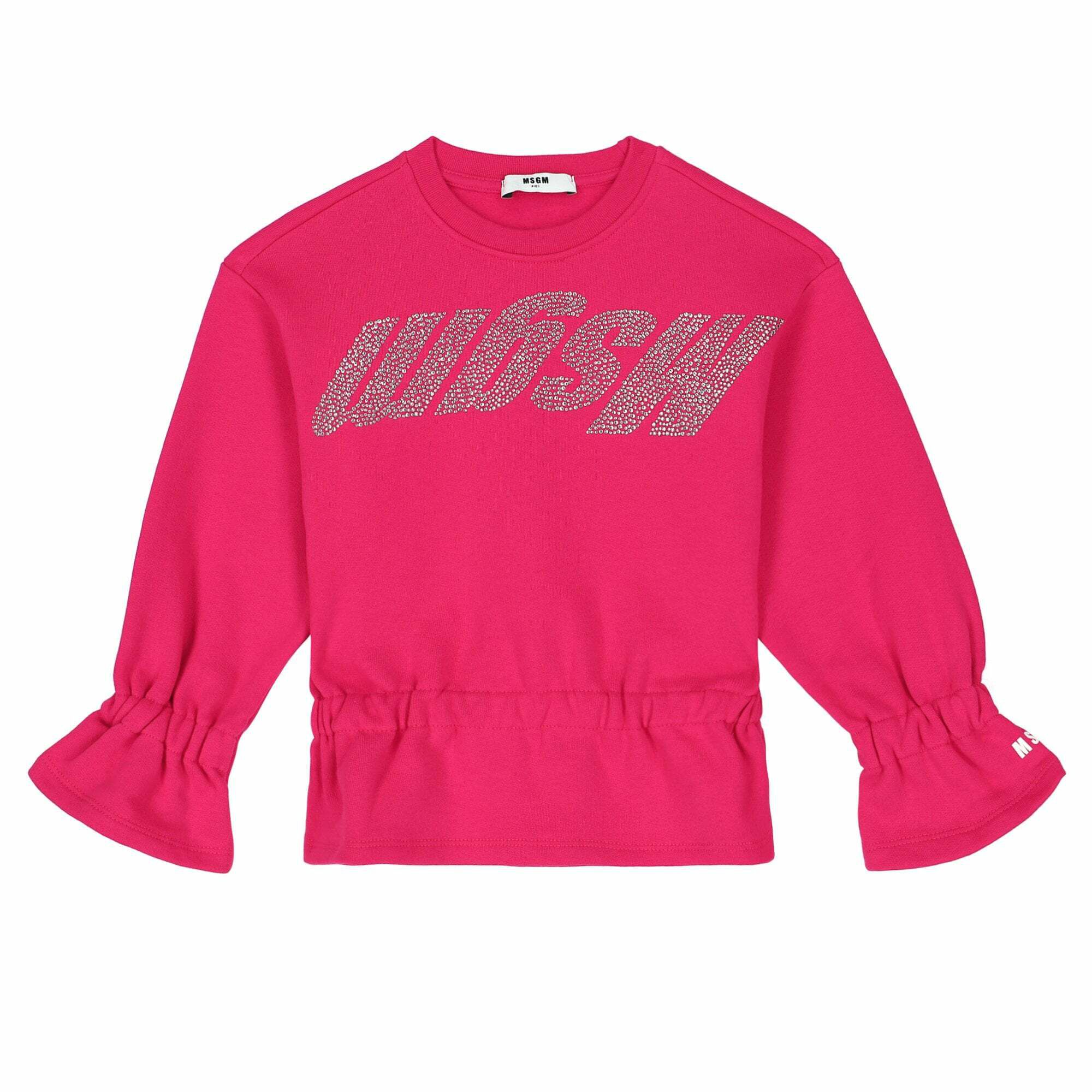 Msgm pink sweatshirt discount