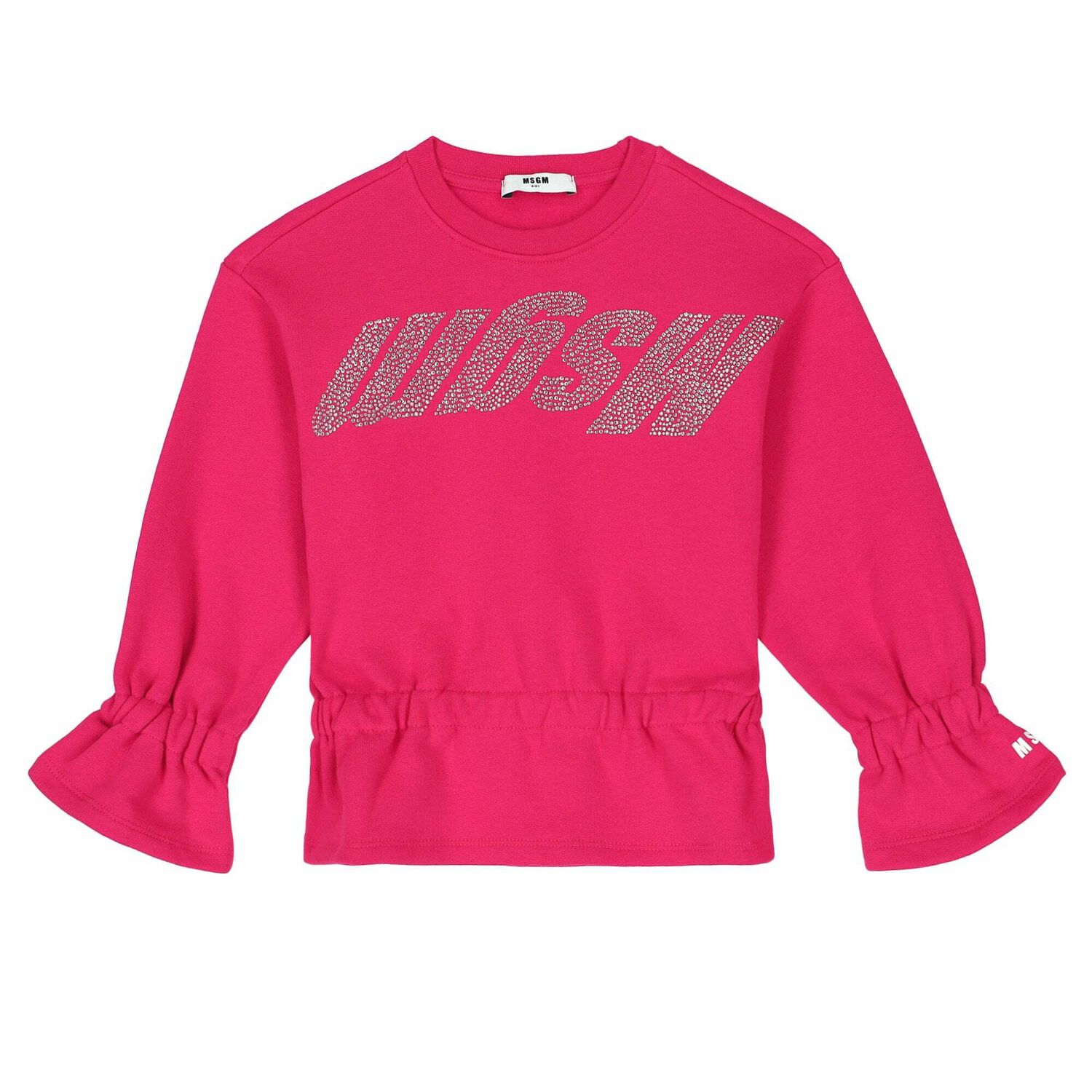 Girls Pink Logo Sweatshirt, 1, hi-res image number null