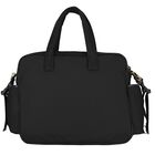 Black Logo Baby Changing Bag, 1, hi-res