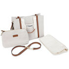 Ivory Logo Baby Changing Bag, 1, hi-res