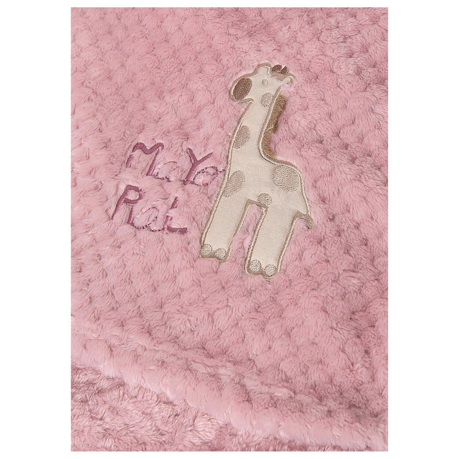 Baby Girls Pink Faux Fur Blanket, 1, hi-res