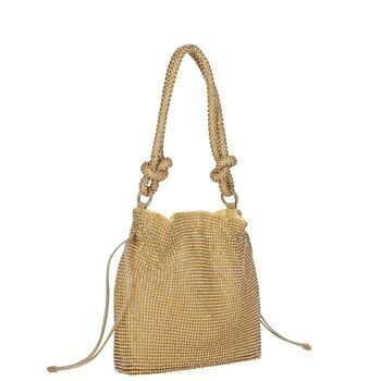 Girls Gold Rhinestones Handbag
