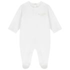 White Logo Babygrow Gift Set, 1, hi-res