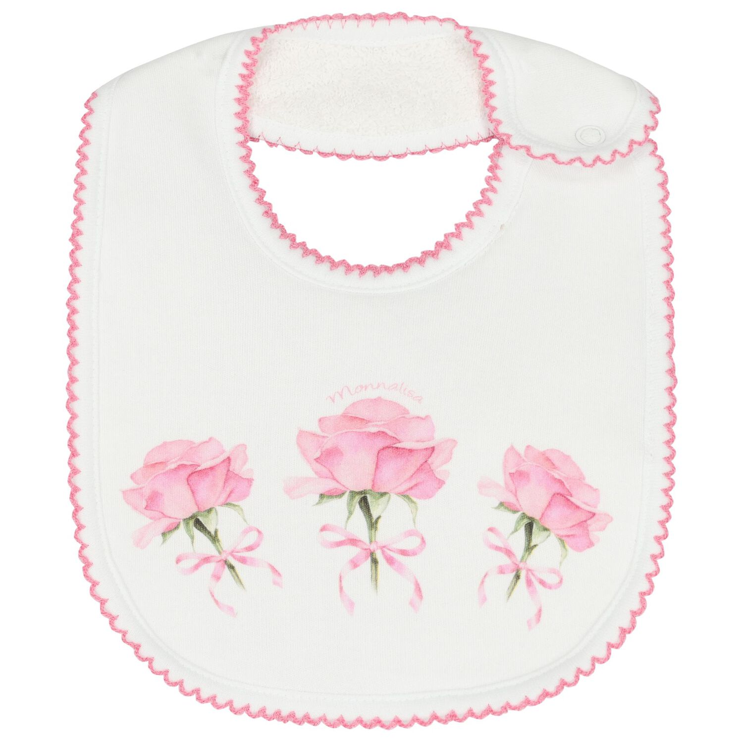 Baby Girls White & Pink Rose Babygrow Gift Set, 1, hi-res