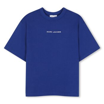 Boys Blue Popcorn Logo T-Shirt